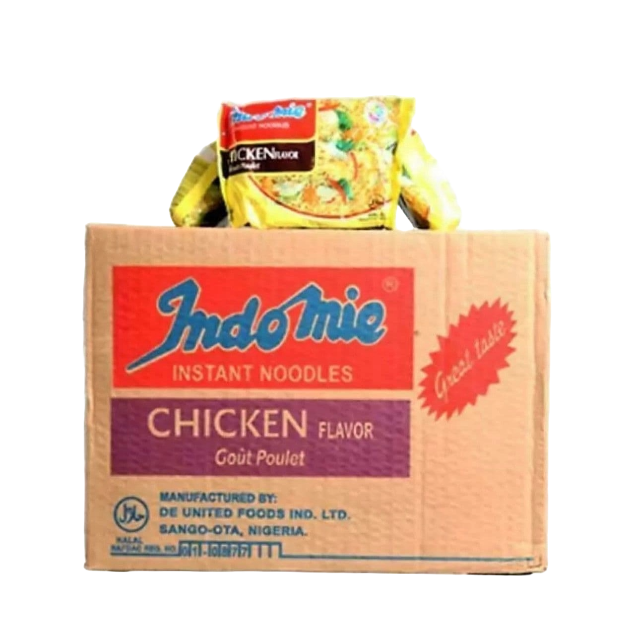 Indomie Chicken Noodle Box